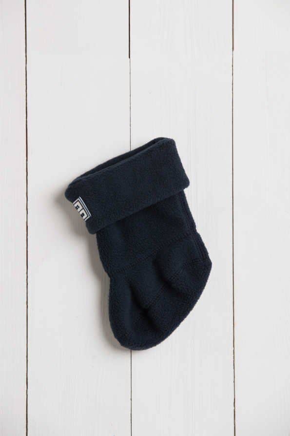 Navy Kids Welly Socks
