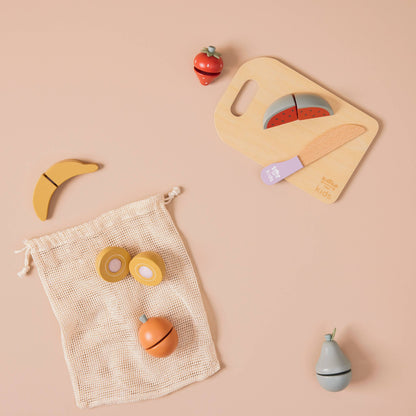 Just Bee Kids Wooden Food Playset (FSC)