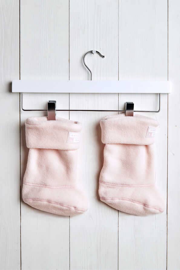 Baby Pink Kids Welly Socks