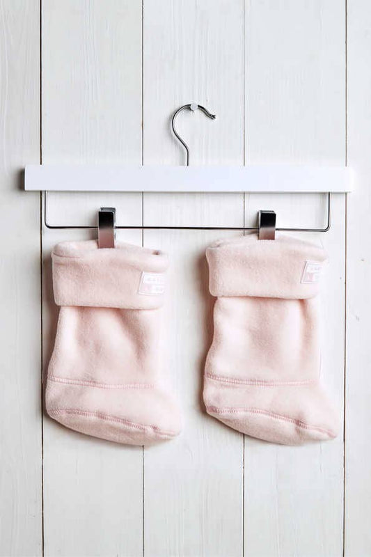 Baby Pink Kids Welly Socks