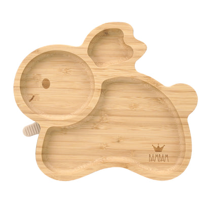 Bam Bam Bamboo Rabbit Plate