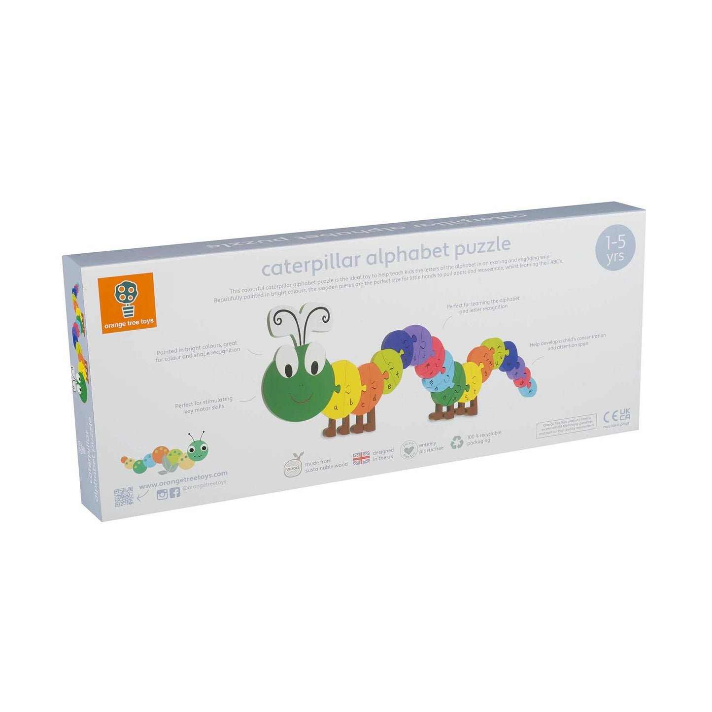 Caterpillar Alphabet Wooden Puzzle