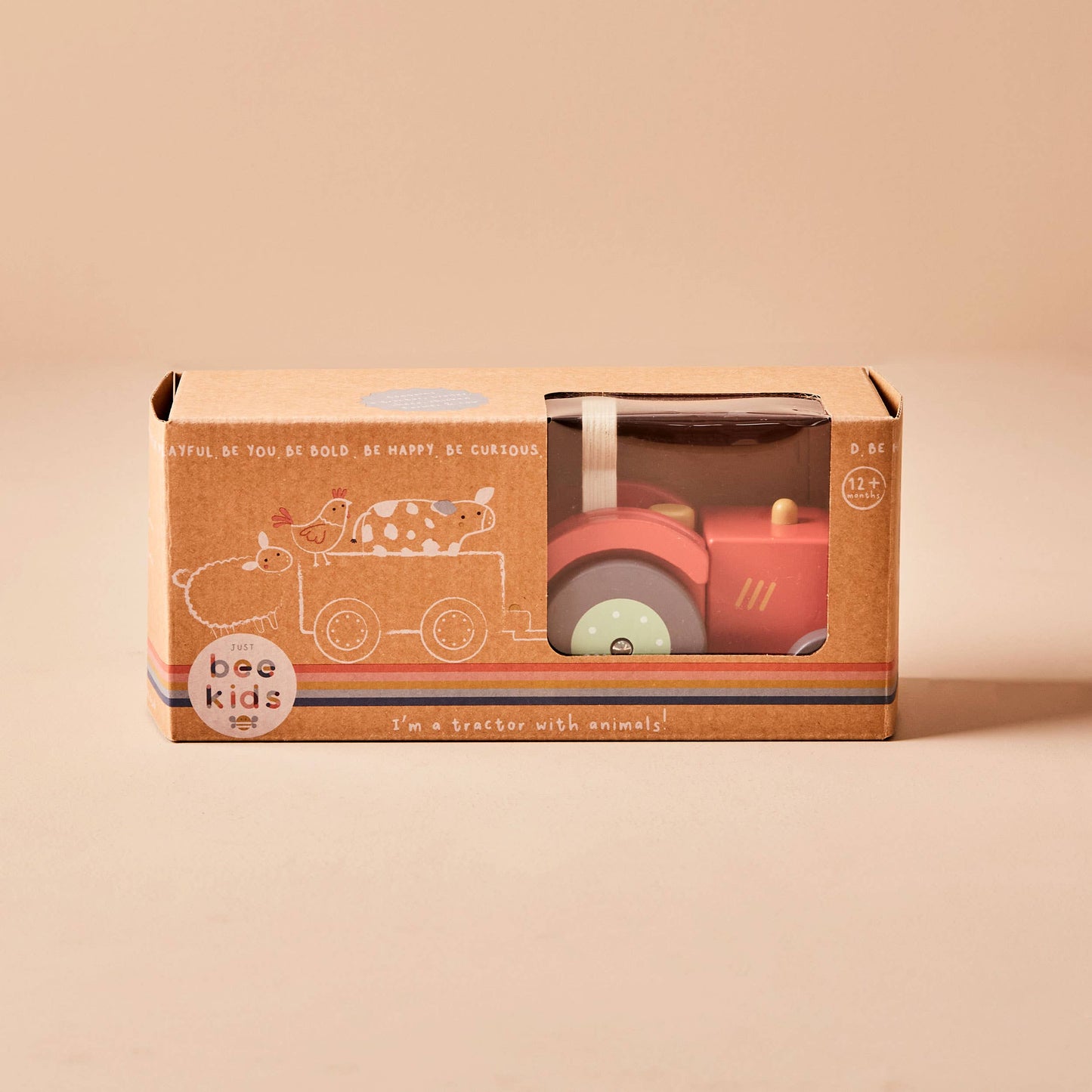 Just Bee Kids Wooden Tractor Toy FSC®