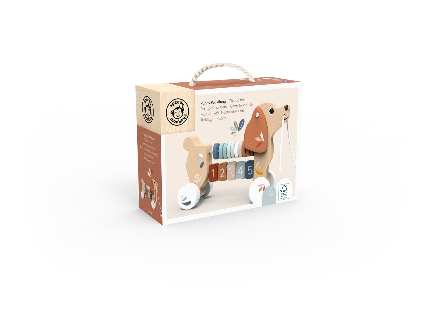 Speedy Monkey Puppy pull along