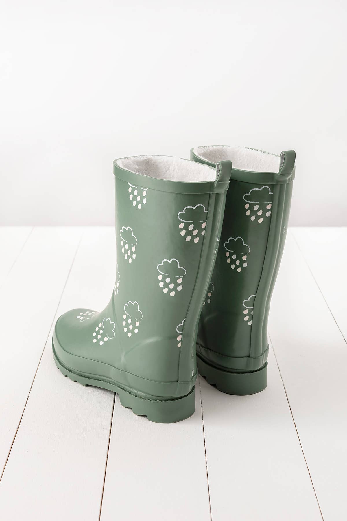 Khaki Adult Colour-Changing Winter Wellies