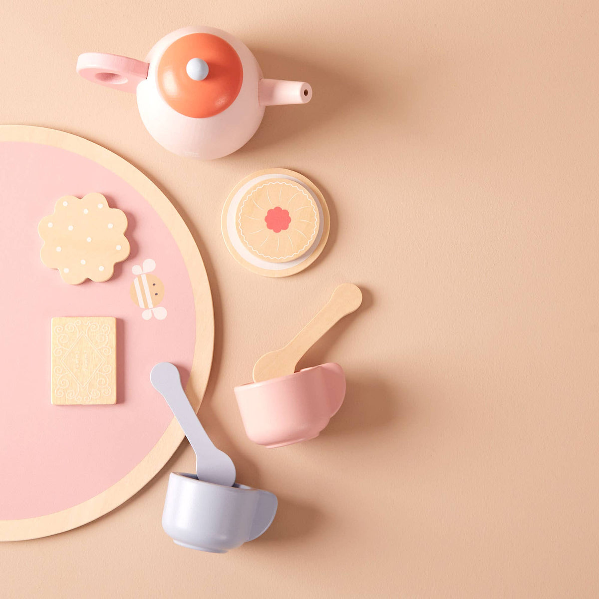 Just Bee Kids Wooden Tea Set
