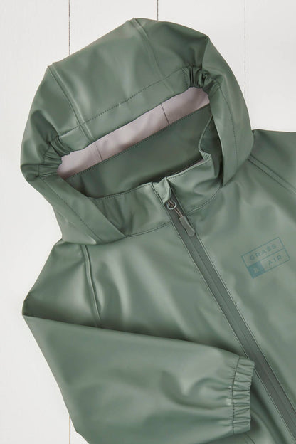 Khaki Kids Rain Jacket
