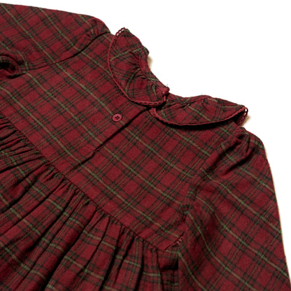 Tartan Smocked Dress Wholesale