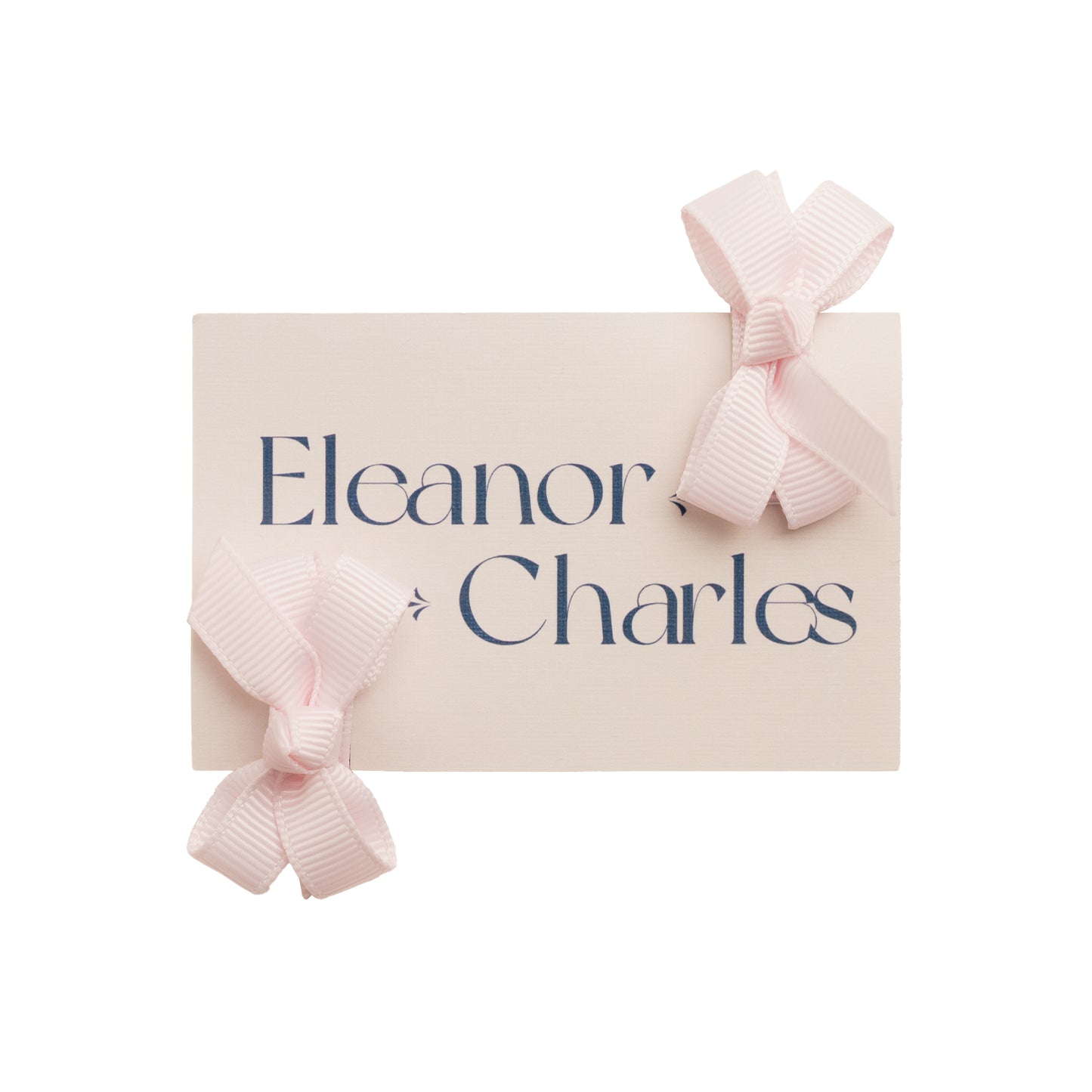 Set of Two Ribbon Bow Hair Clips