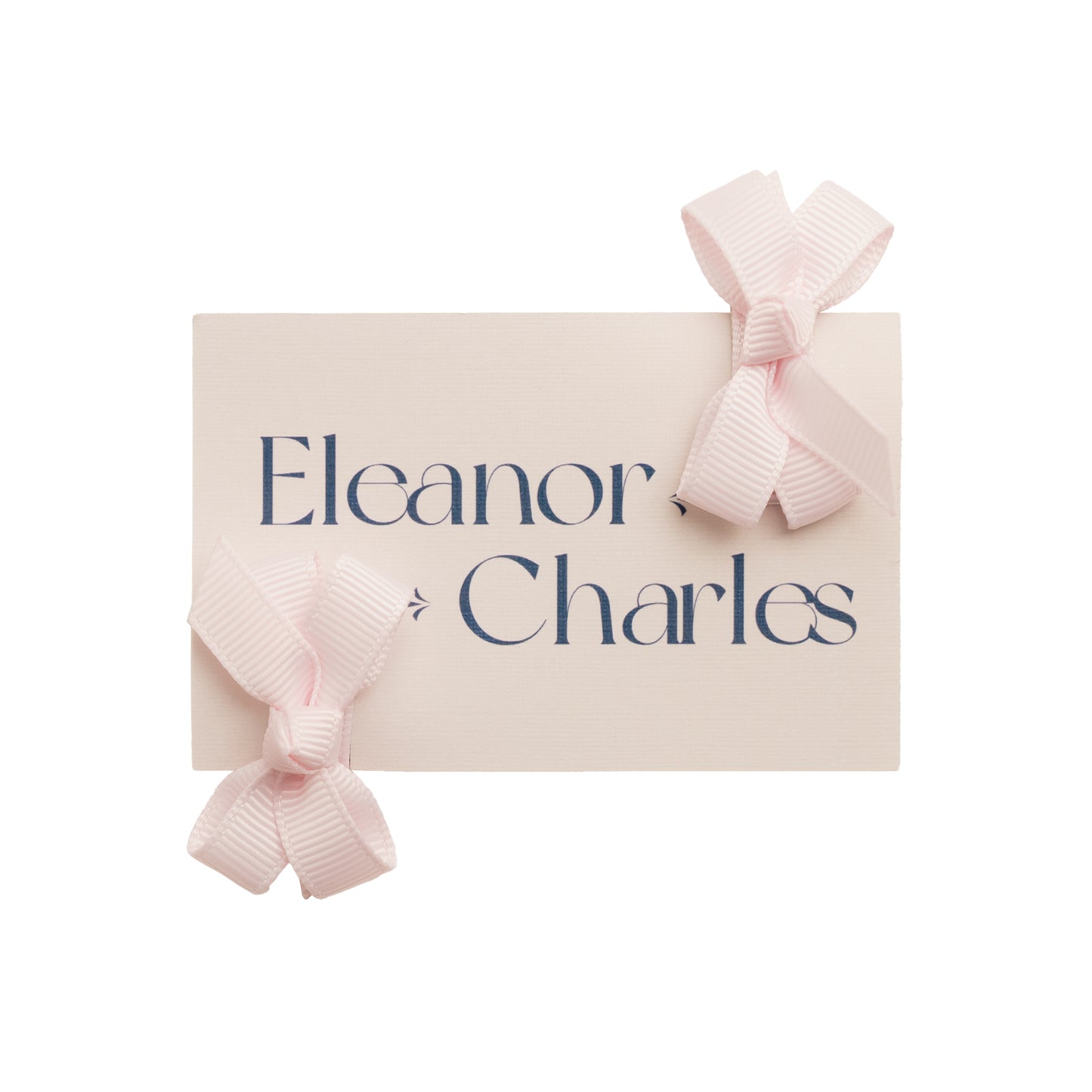 Set of Two Ribbon Bow Hair Clips