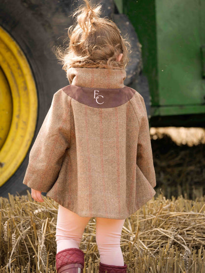 Tweed Cape-Style Jacket