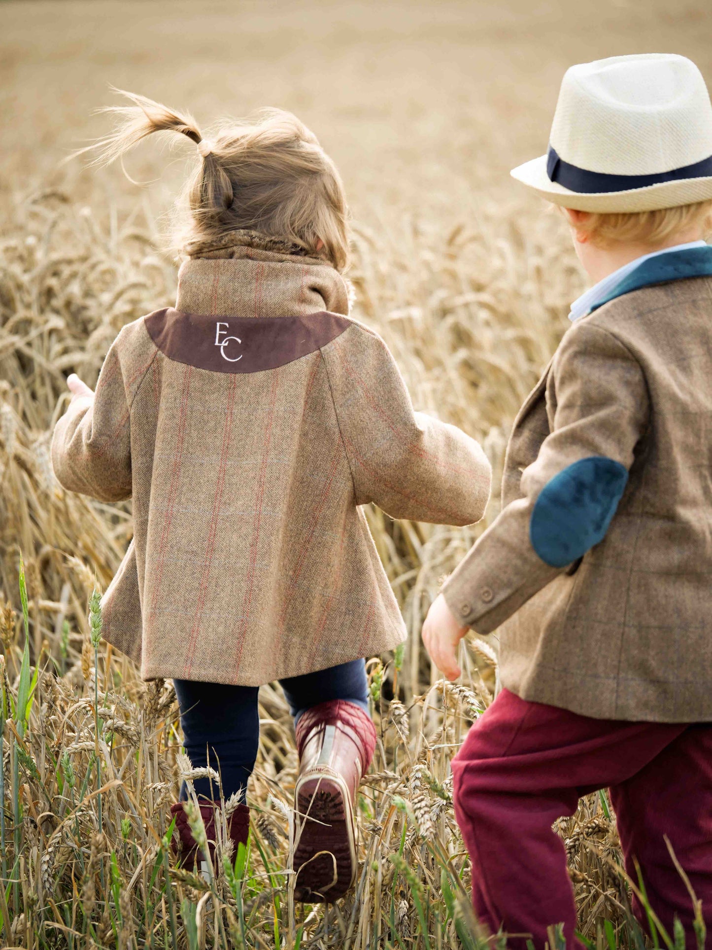 Tweed Cape-Style Jacket