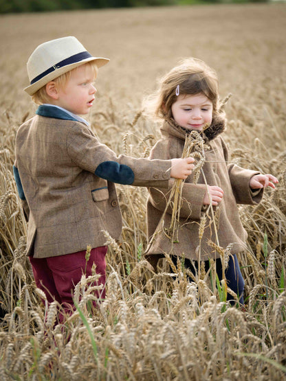Tweed Cape-Style Jacket