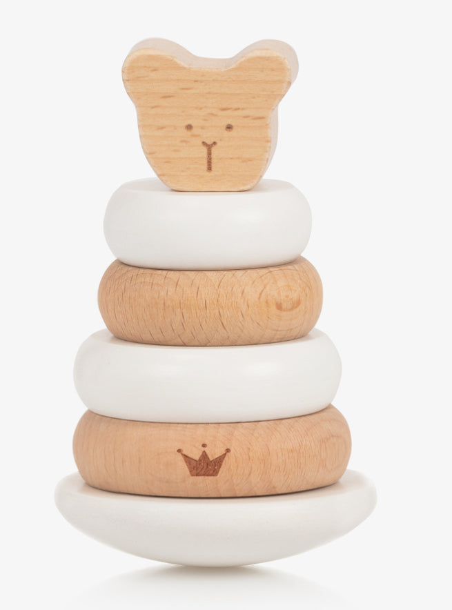 Bam Bam Wooden Wobbly Stacker Bear