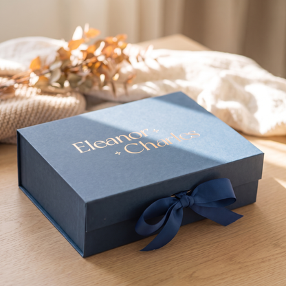 Ribbon Tie Magnetic Gift Box