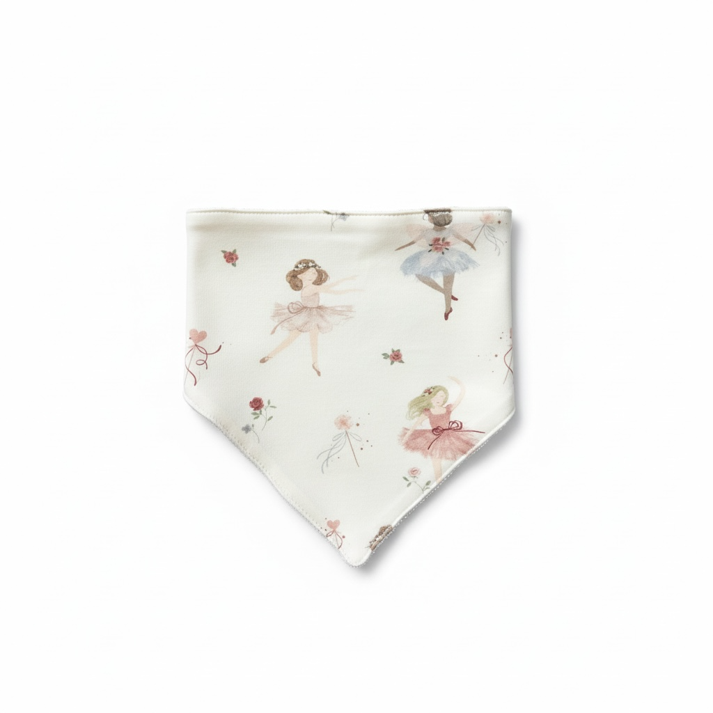 Ballerina Print Bib