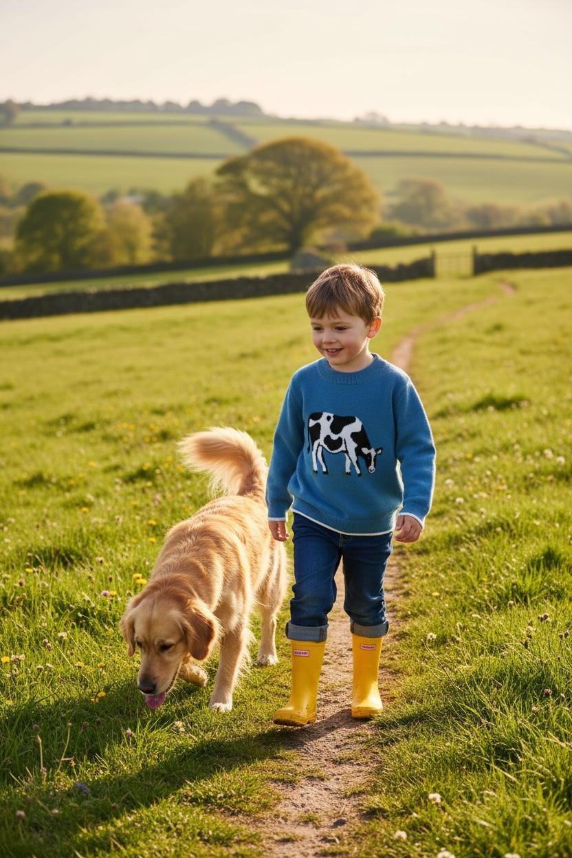 The Cow Intarsia Jumper (Wholesale)