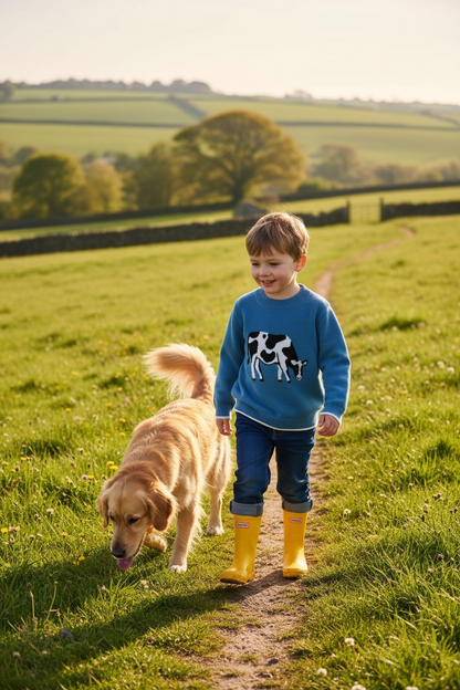 The Cow Intarsia Jumper (Wholesale)