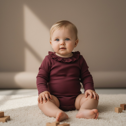 Burgundy Bodysuit