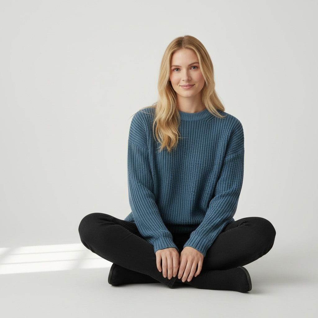 Ladies Chunky Knit Jumper