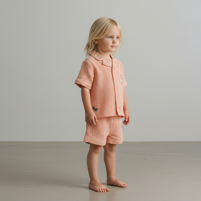 English Garden Embroidered Summer Pyjamas Wholesale