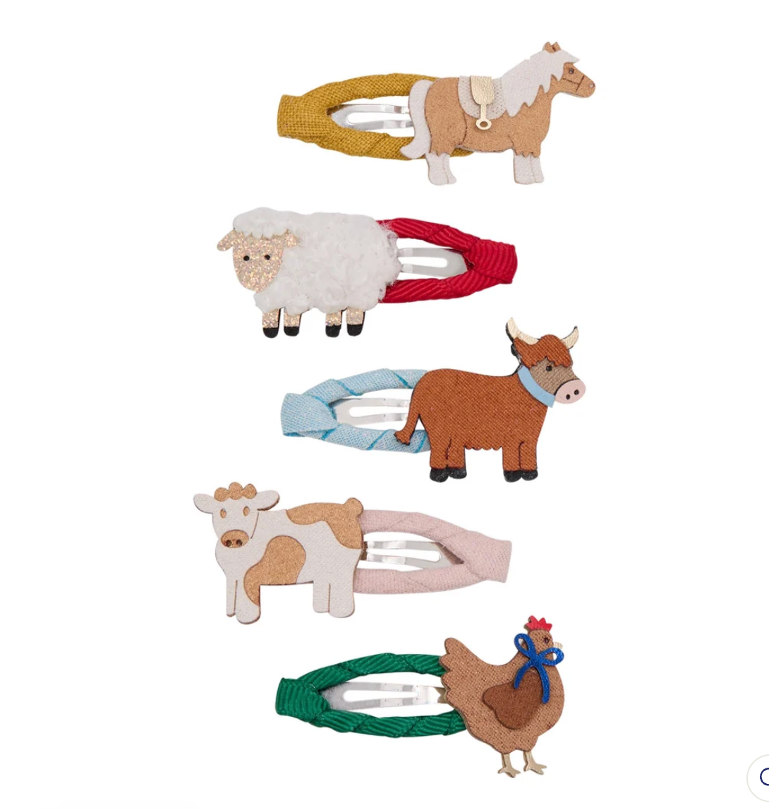 MIMI & LULA Fun Farm Mini Hair Clips