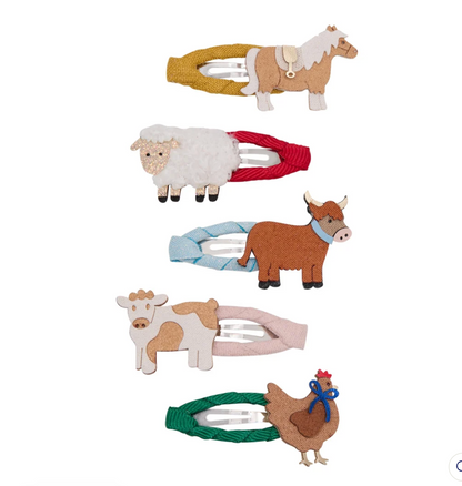 MIMI & LULA Fun Farm Mini Hair Clips