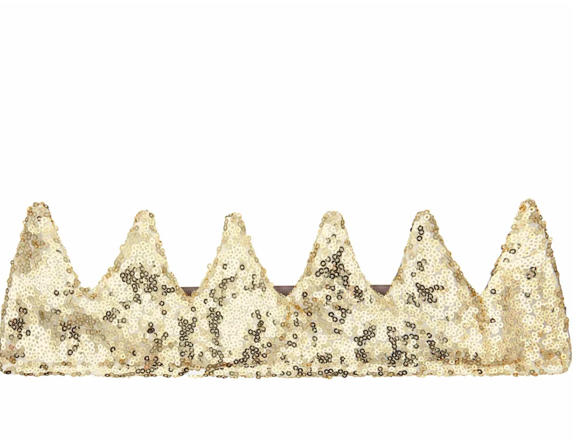 MIMI & LULA Sequin Crown - Gold