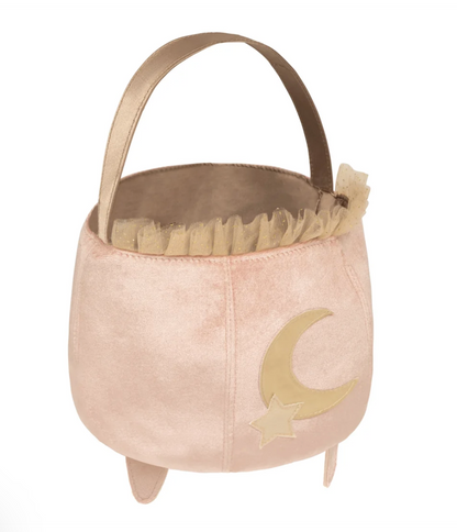 MIMI & LULA Cauldron Trick or Treat Bag- Pink