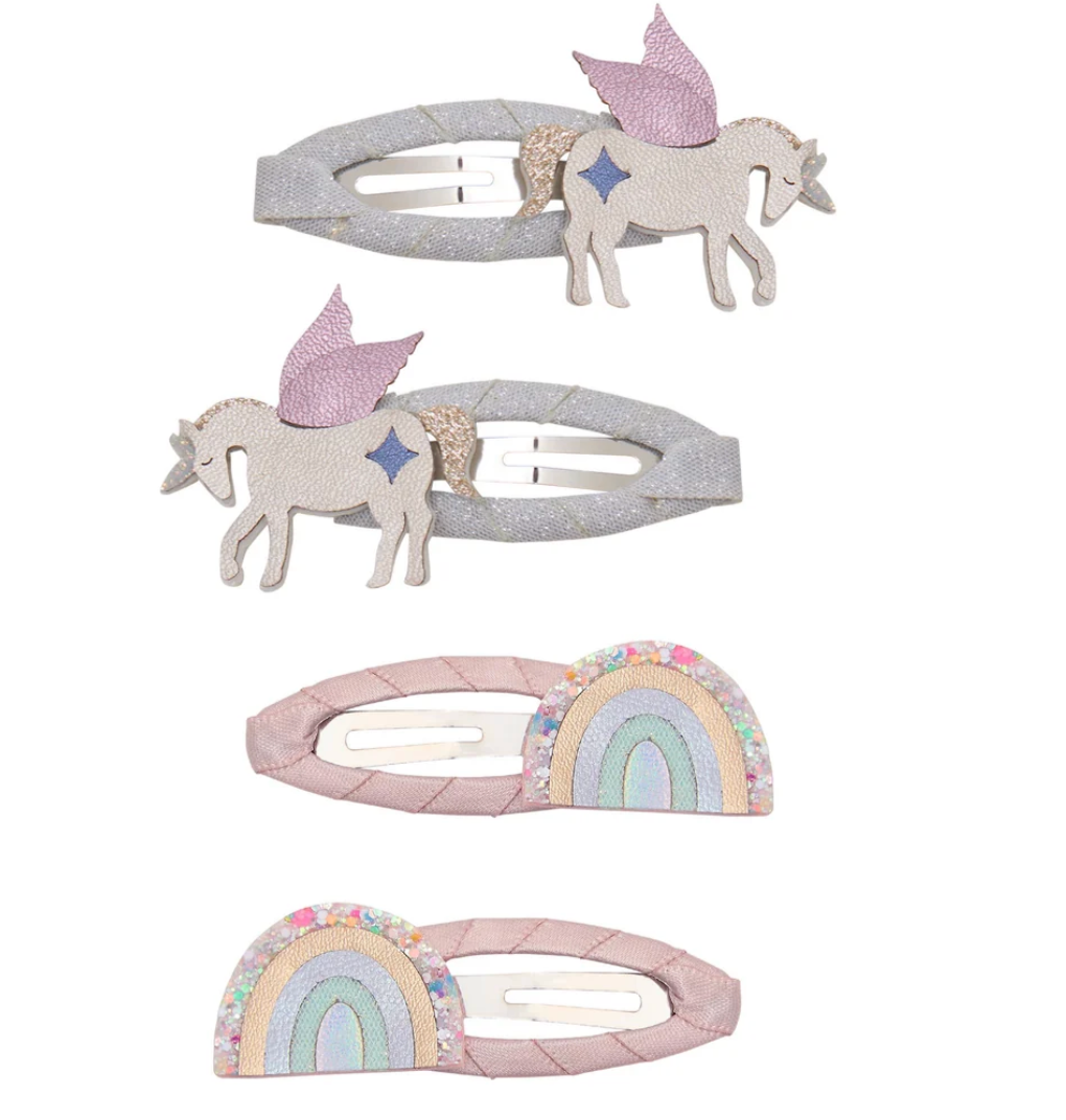 MIMI & LULA Unicorn & Rainbow Hair Clips