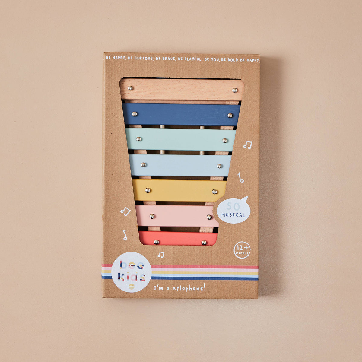 Just Bee Kids Wooden Xylophone Toy