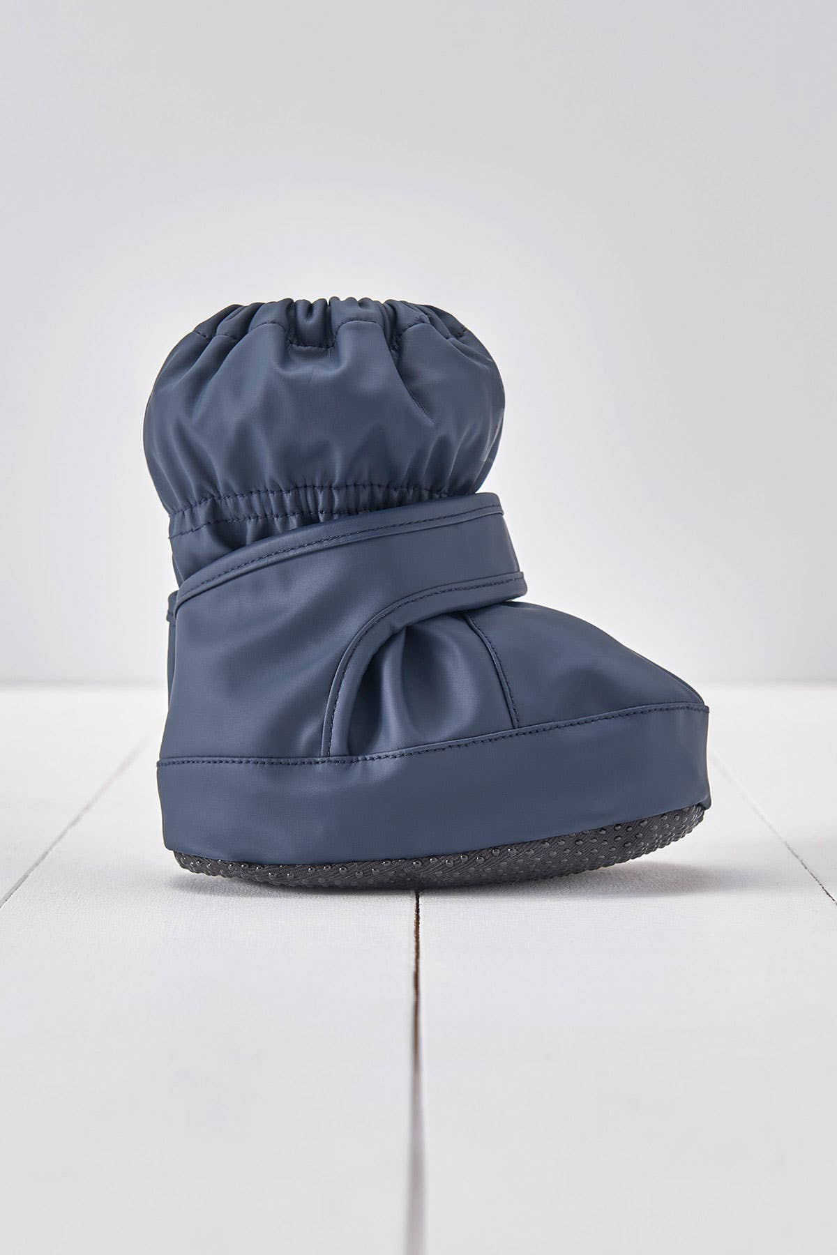 Navy PU Showerproof Bootie