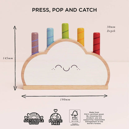 Rainbow Cloud Pop-up Toy
